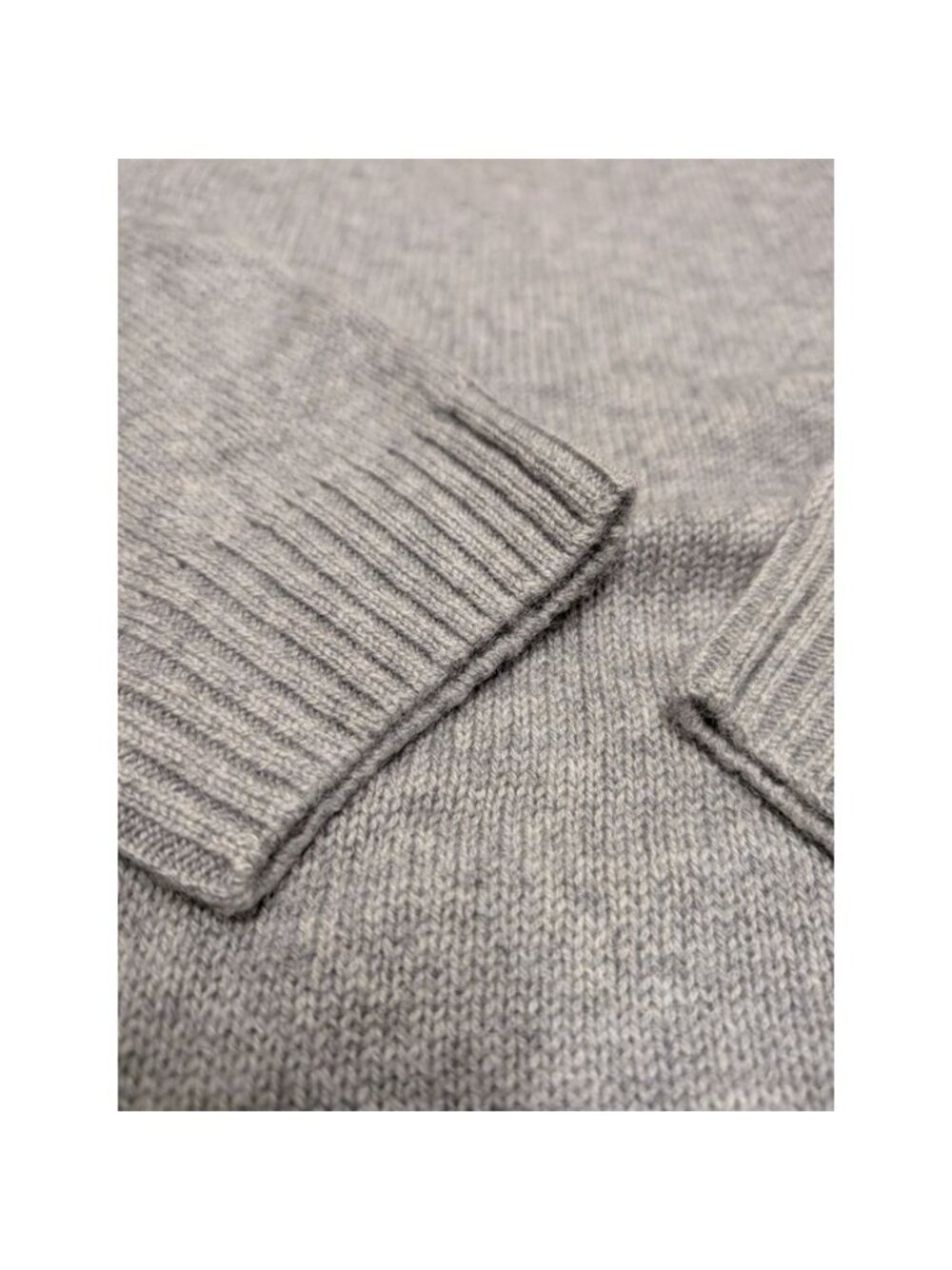 DYI Women's Cashmere Wool Oversized Sweater Heather Grey Size Large - Picture 6 of 6
